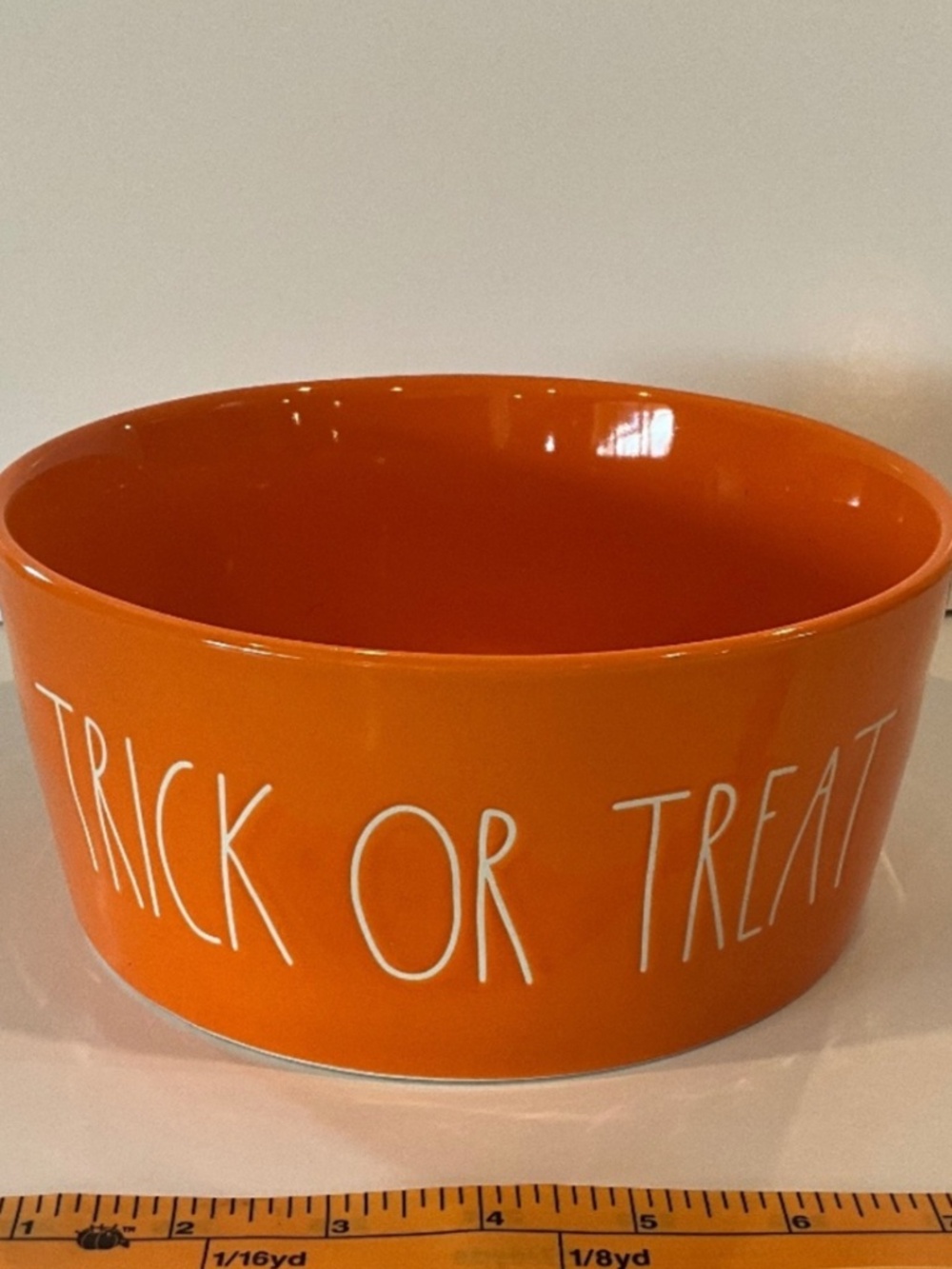 Large Rae Dunn Trick or Treat Halloween Bowl